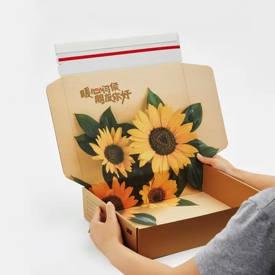 Hộp vận chuyển có dây kéo Amazonboxes / Bao bì sử dụng, Hộp sóng / ≥300g / m²