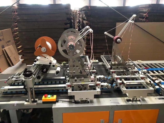 Máy dán hộp sóng tự động 100m / phút 1600kg Bảo hành một năm